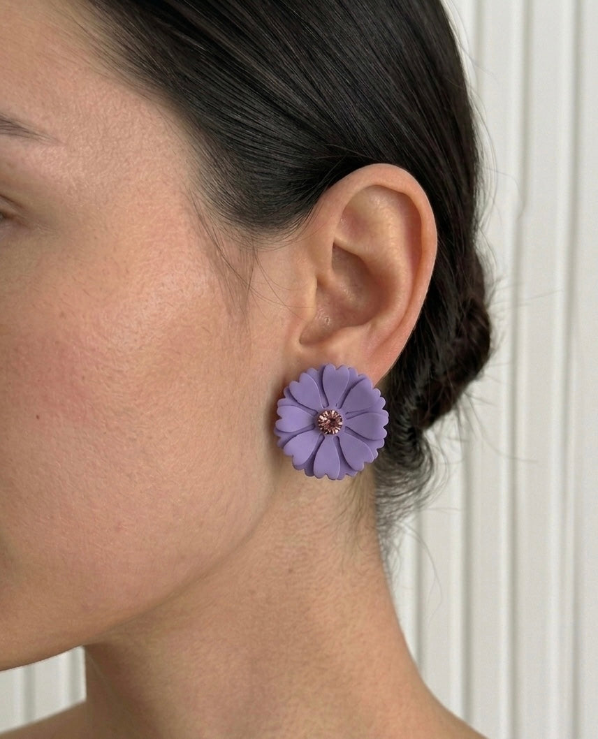 Gem Flower Earrings