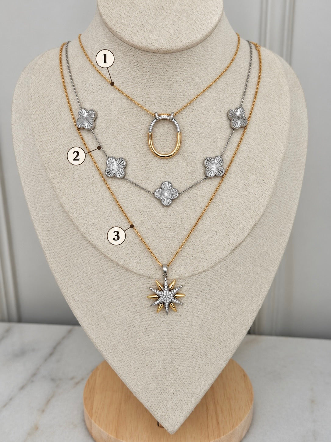 Two-Tone Star Stack