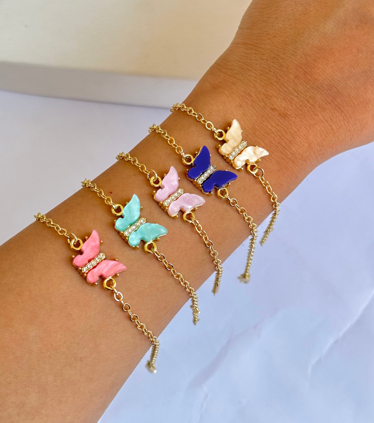Crystal Butterfly Bracelet
