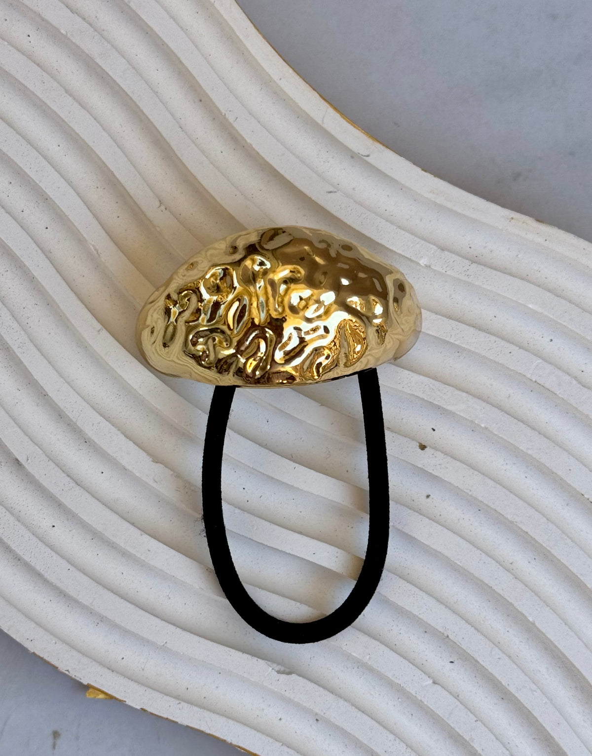 Gold Scrunchie-3