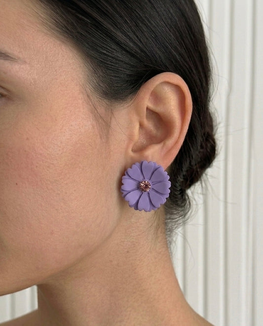 Gem Flower Earrings