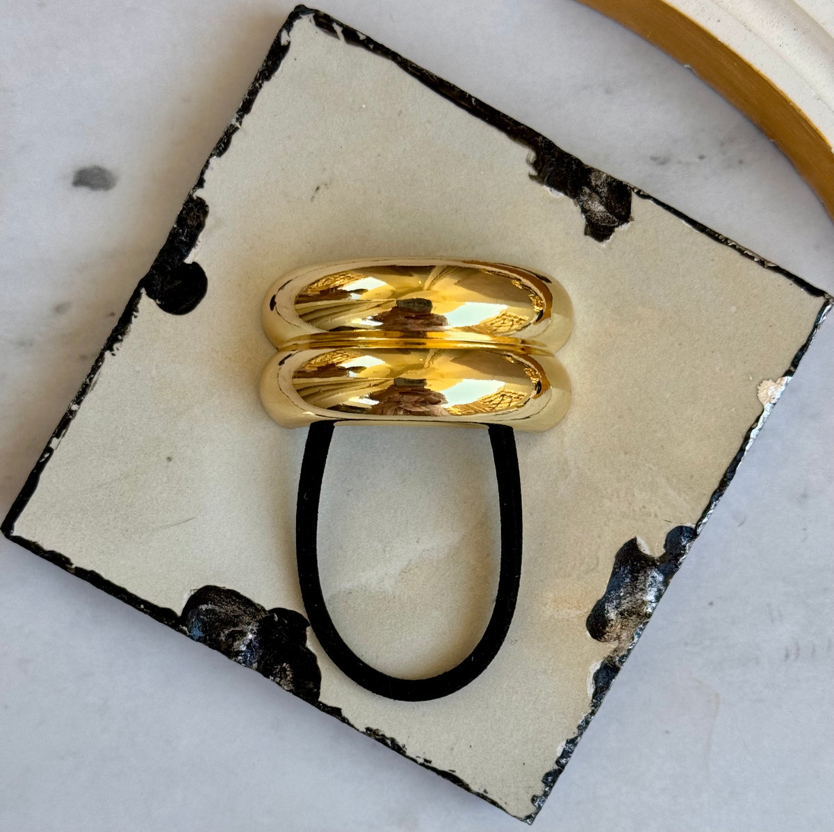 Gold Scrunchie-7