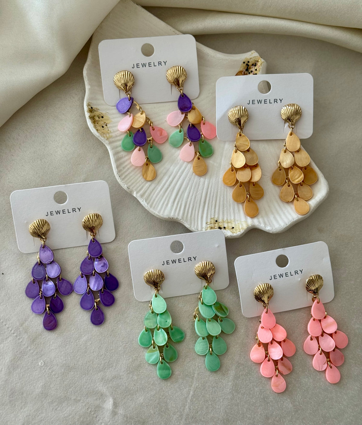 Raindrop Cascade Earrings
