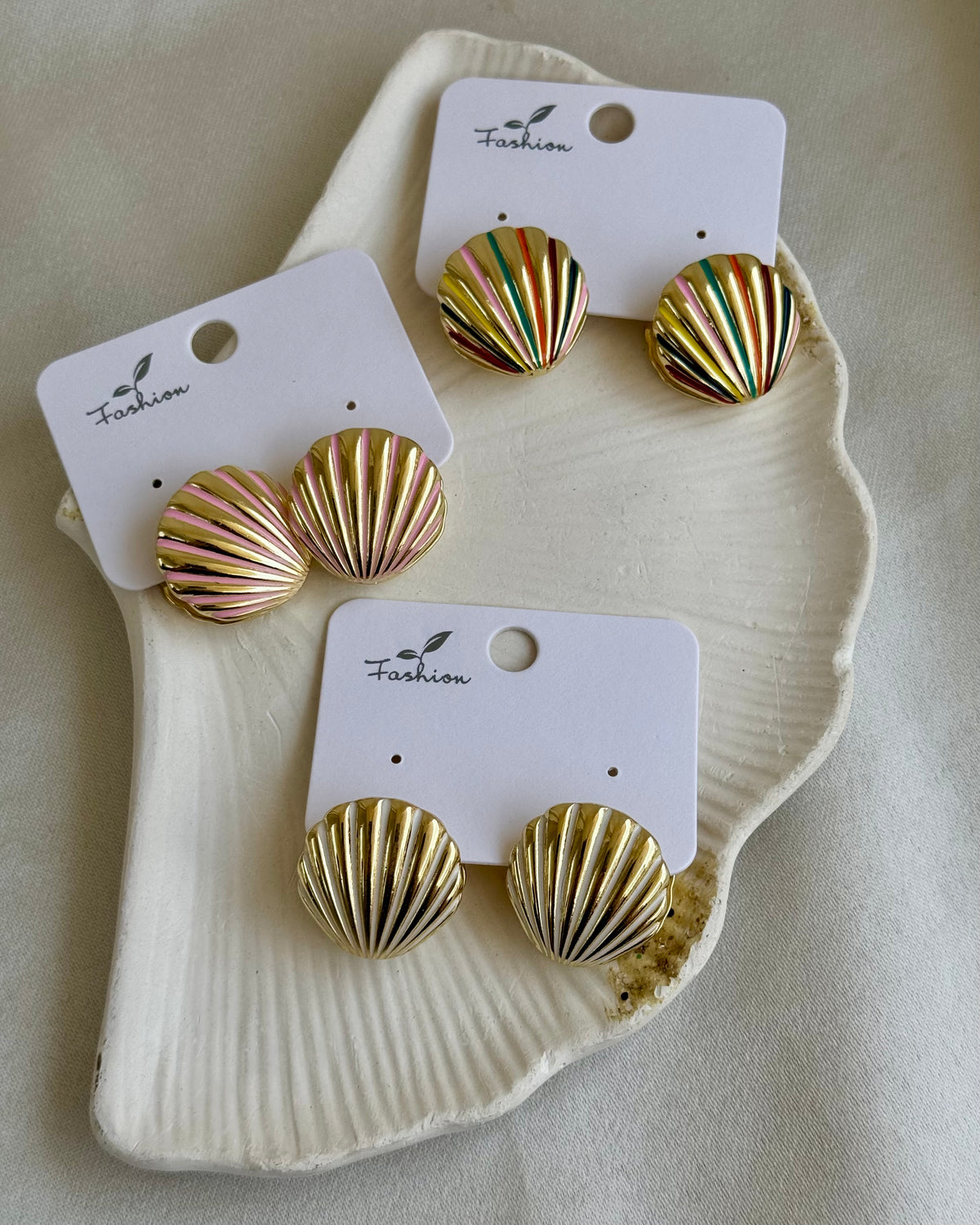 Shell Glow Earrings