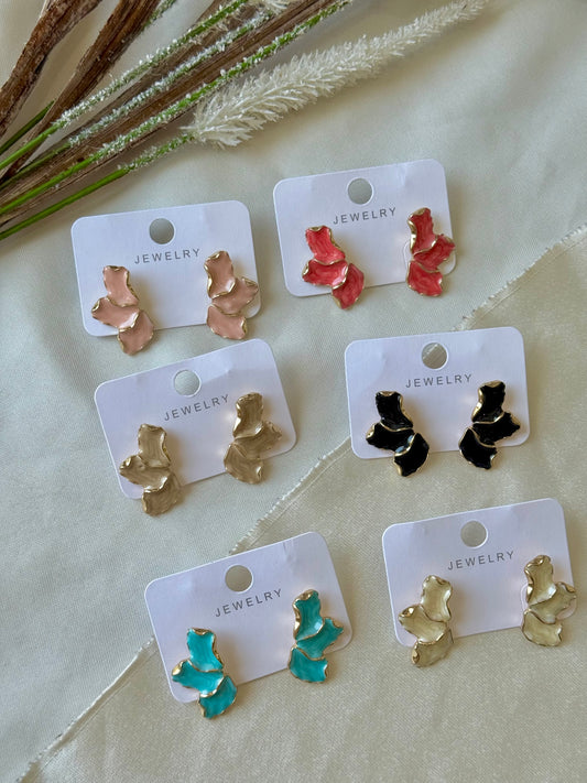 Sculpted Petal Earrings