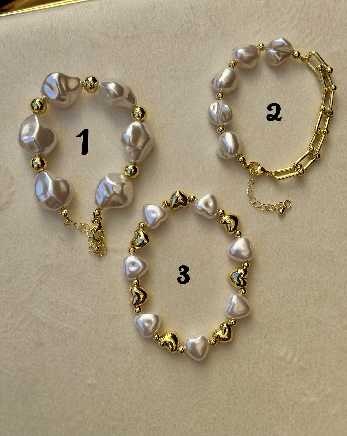 Pearl Heart Bracelet