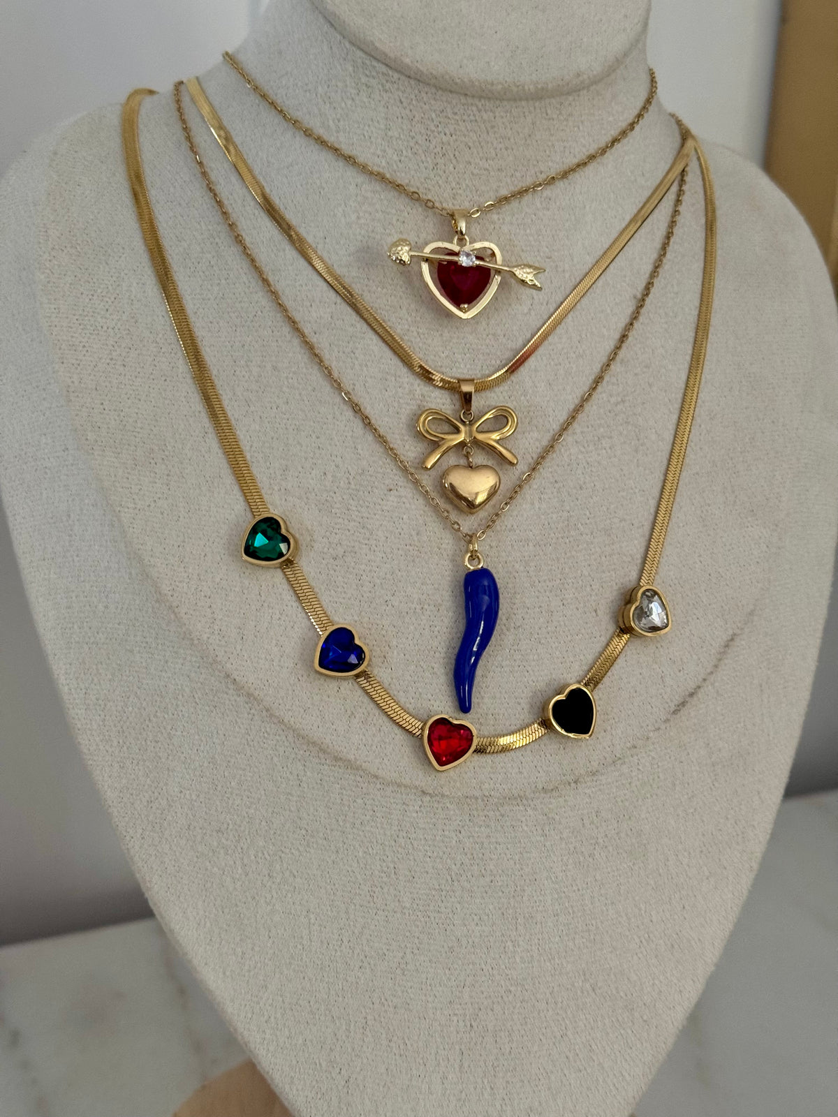 Jewel Heart Stack