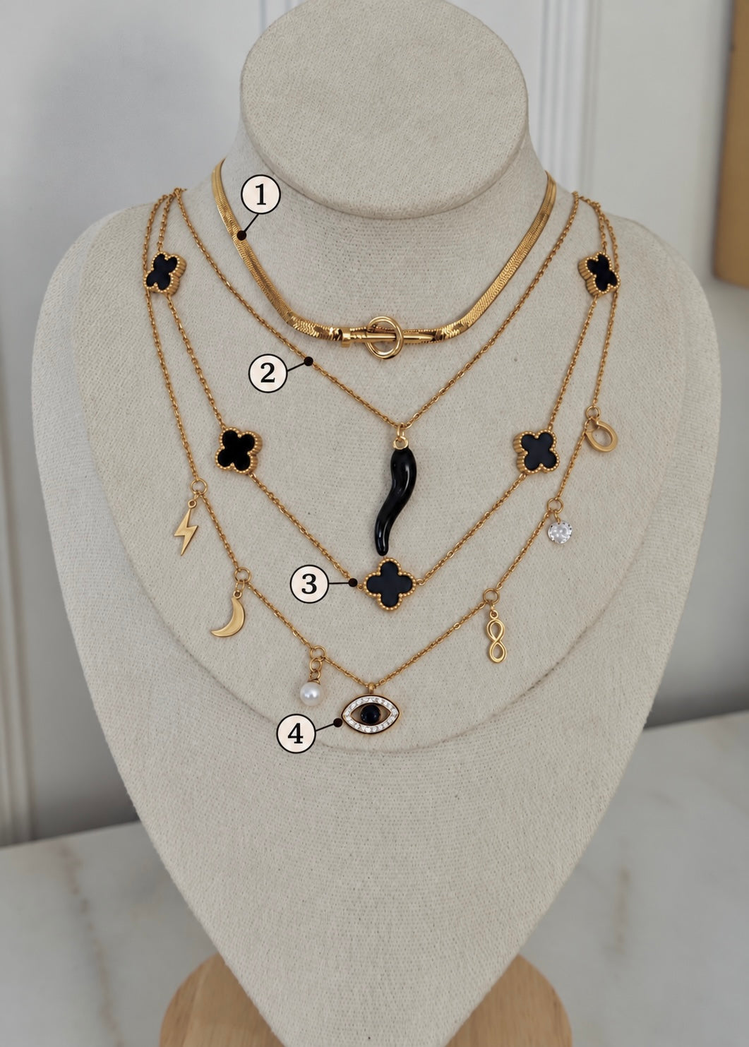 Onyx Clover Stack