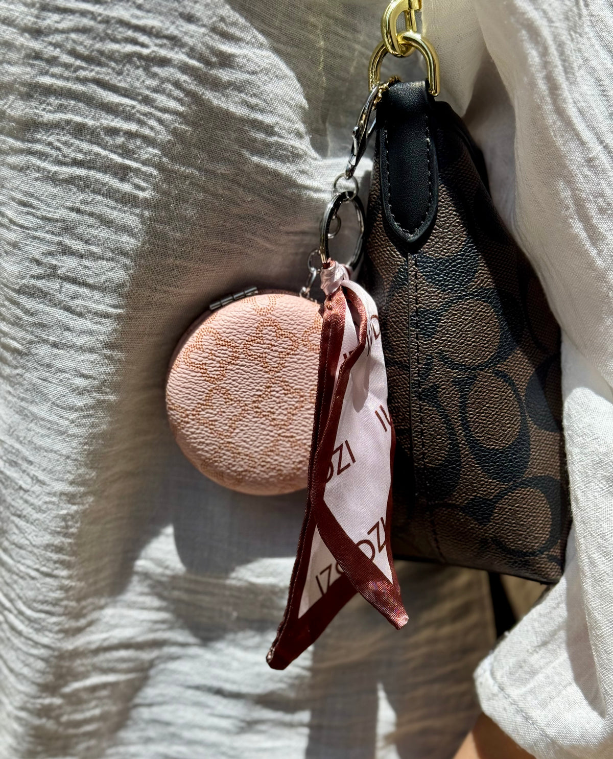 Scarf Mirror Bag Chain