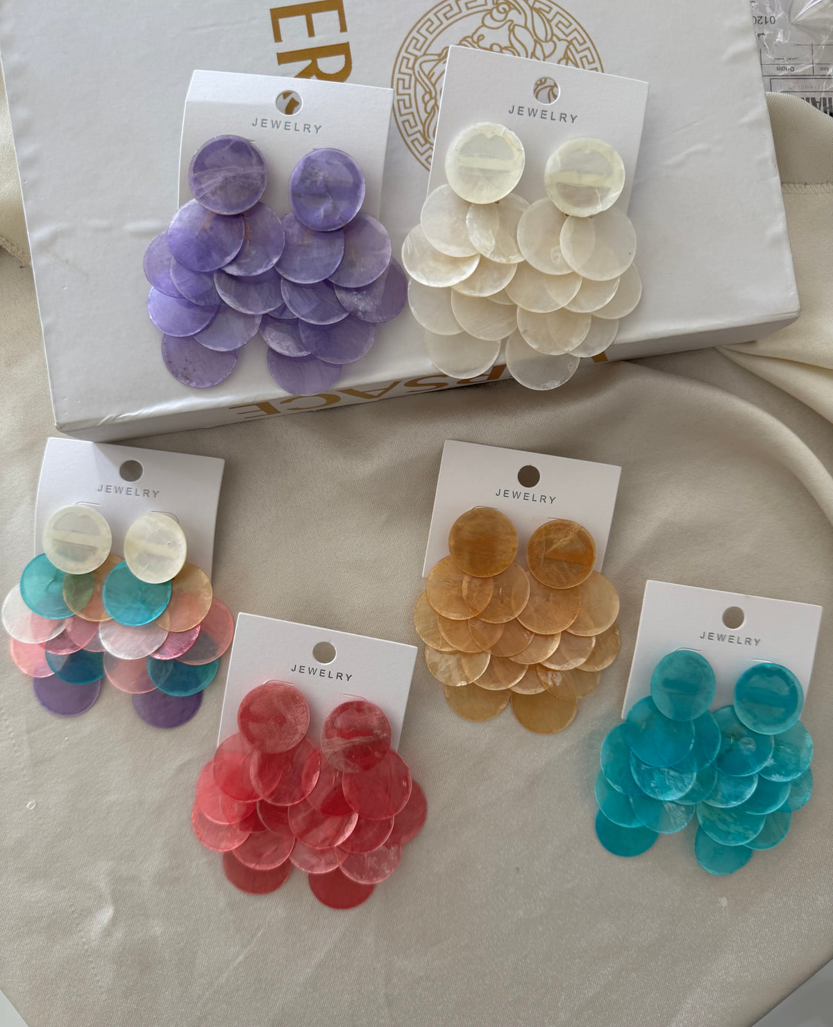Shell Cascade Earrings