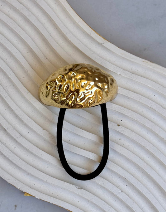 Gold Scrunchie-3