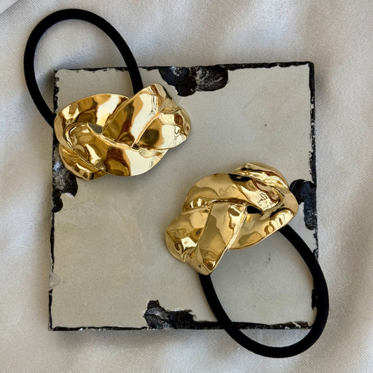 Gold Scrunchie-10