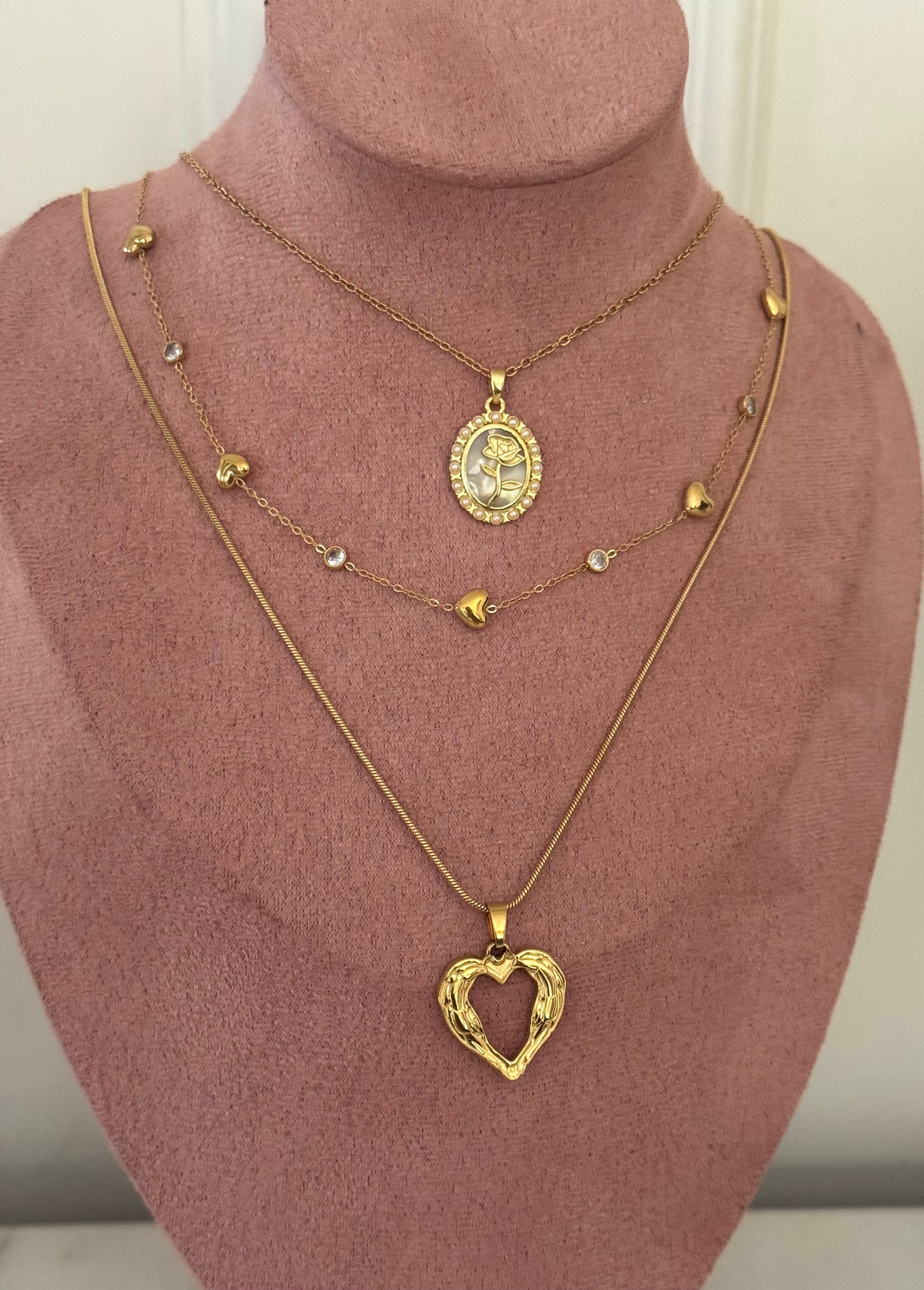 Rose Heart Stack