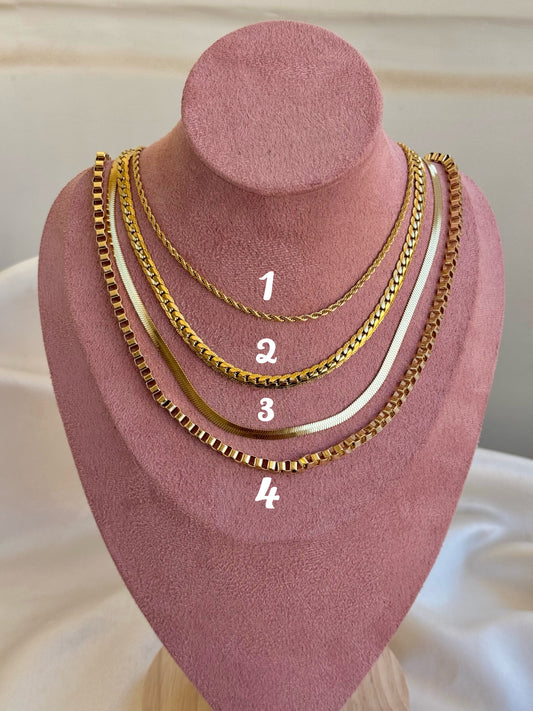 Gold Necklaces-143