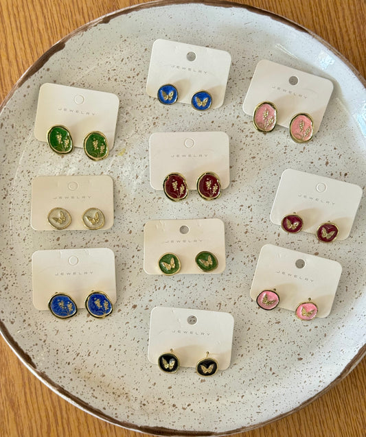 Colored earrings 21