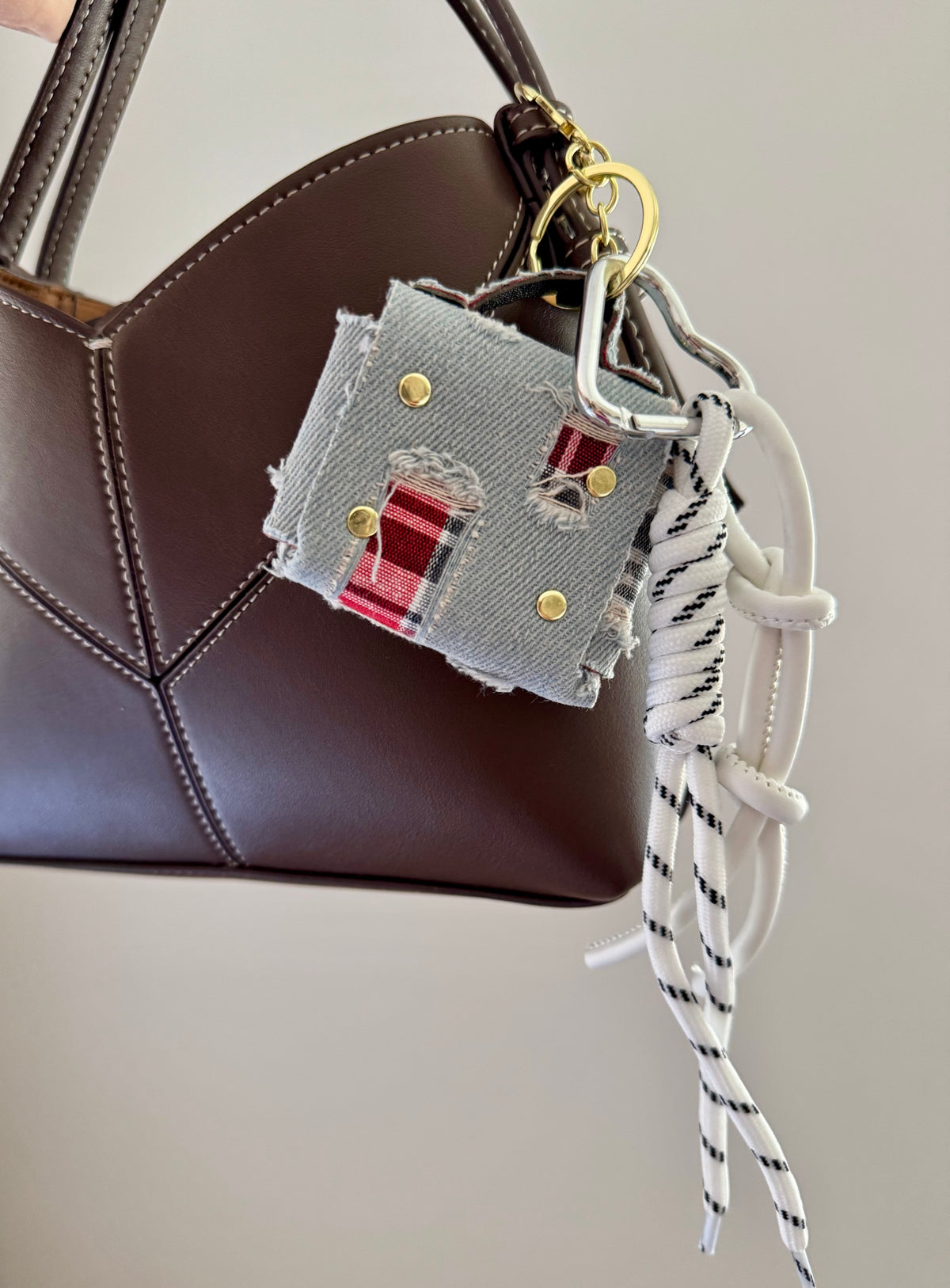 Denim Pocket Bag Chai