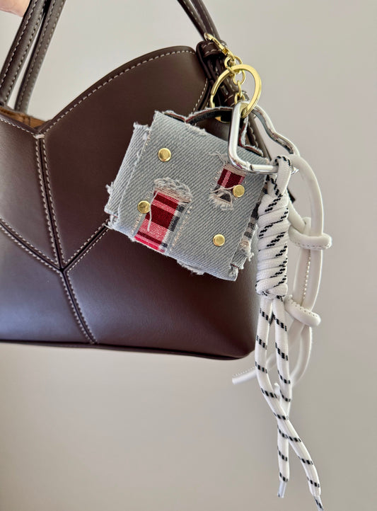 Denim Pocket Bag Chai