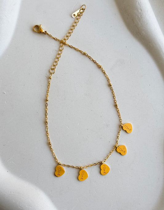 Love Heart Anklet