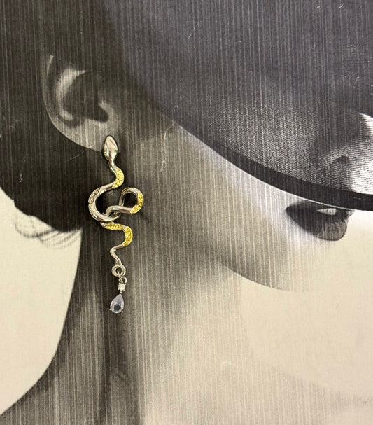 Golden Viper Earrings