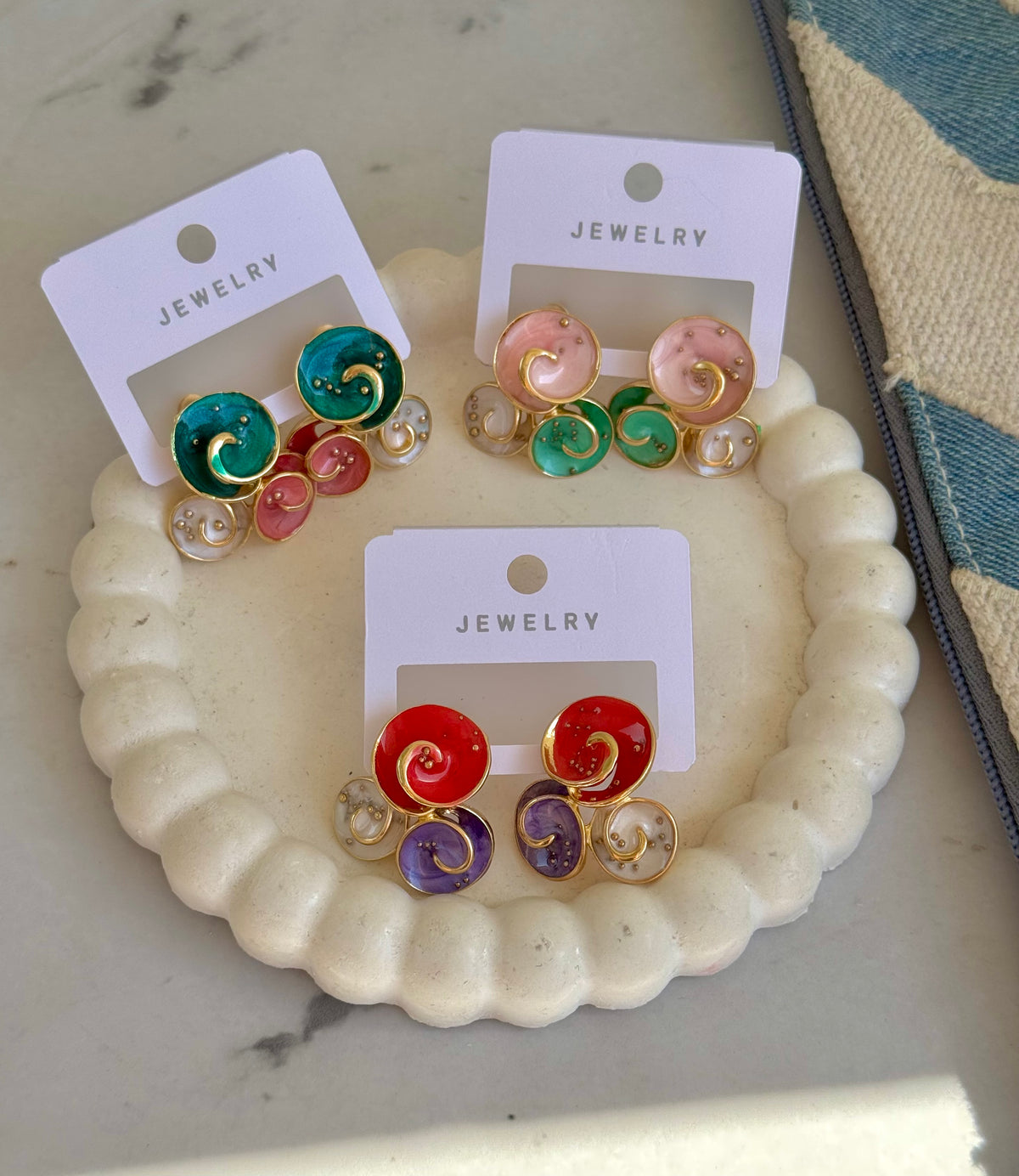 Whirl Candy Earrings