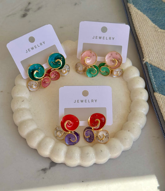 Whirl Candy Earrings