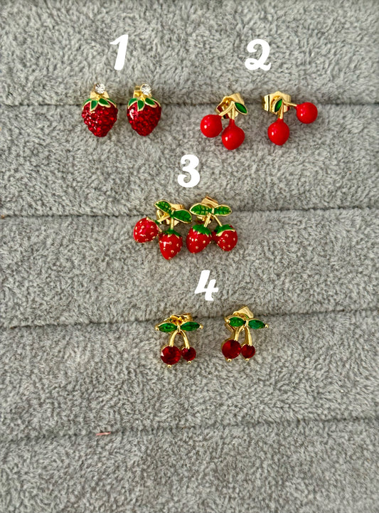 Colored earrings 61