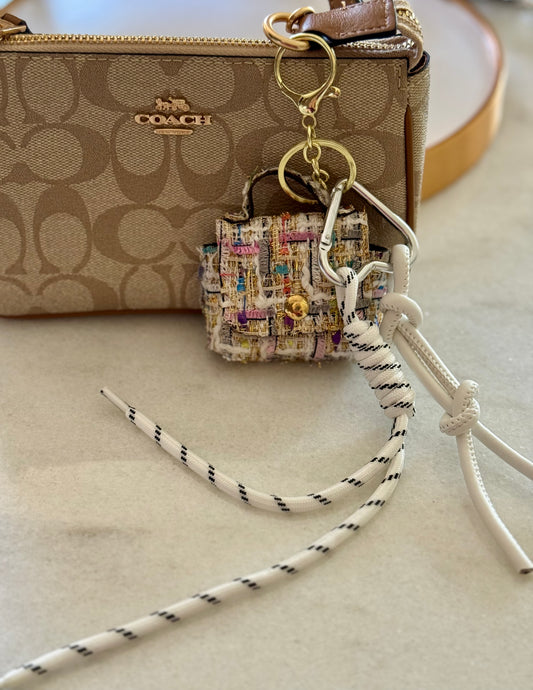Tweed Mini Bag Chain