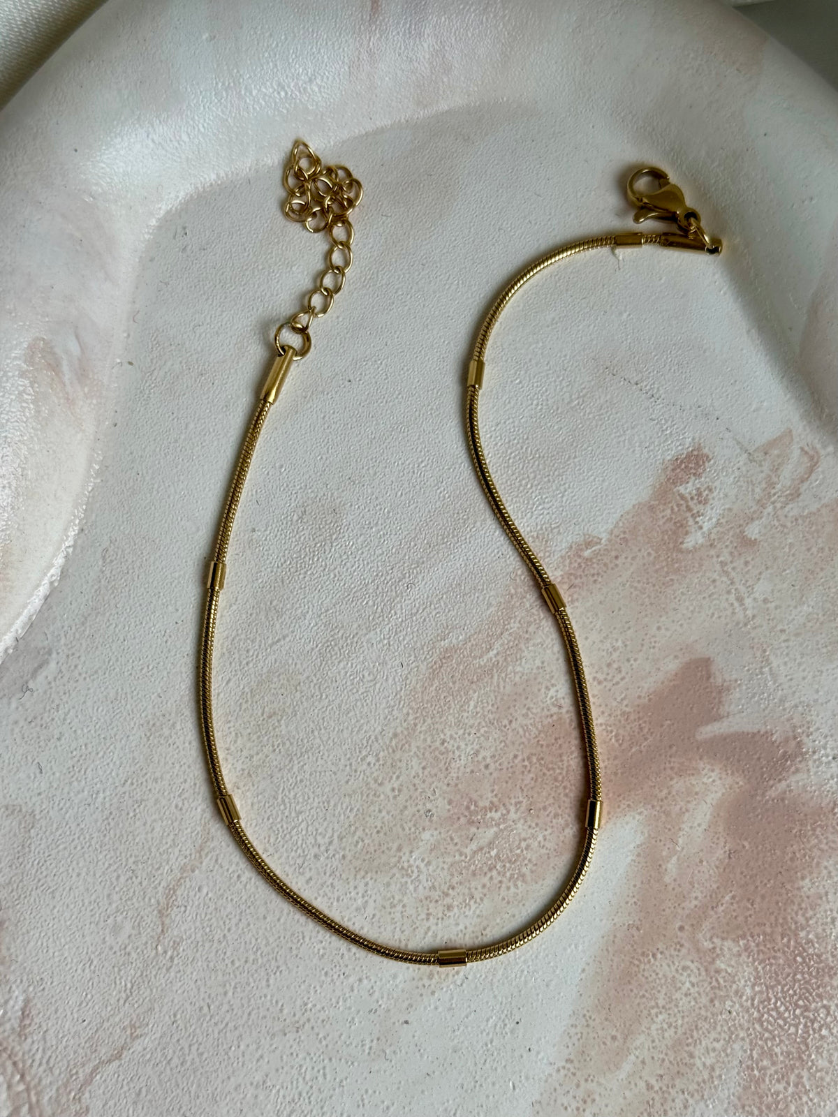 Sleek Snake Anklet