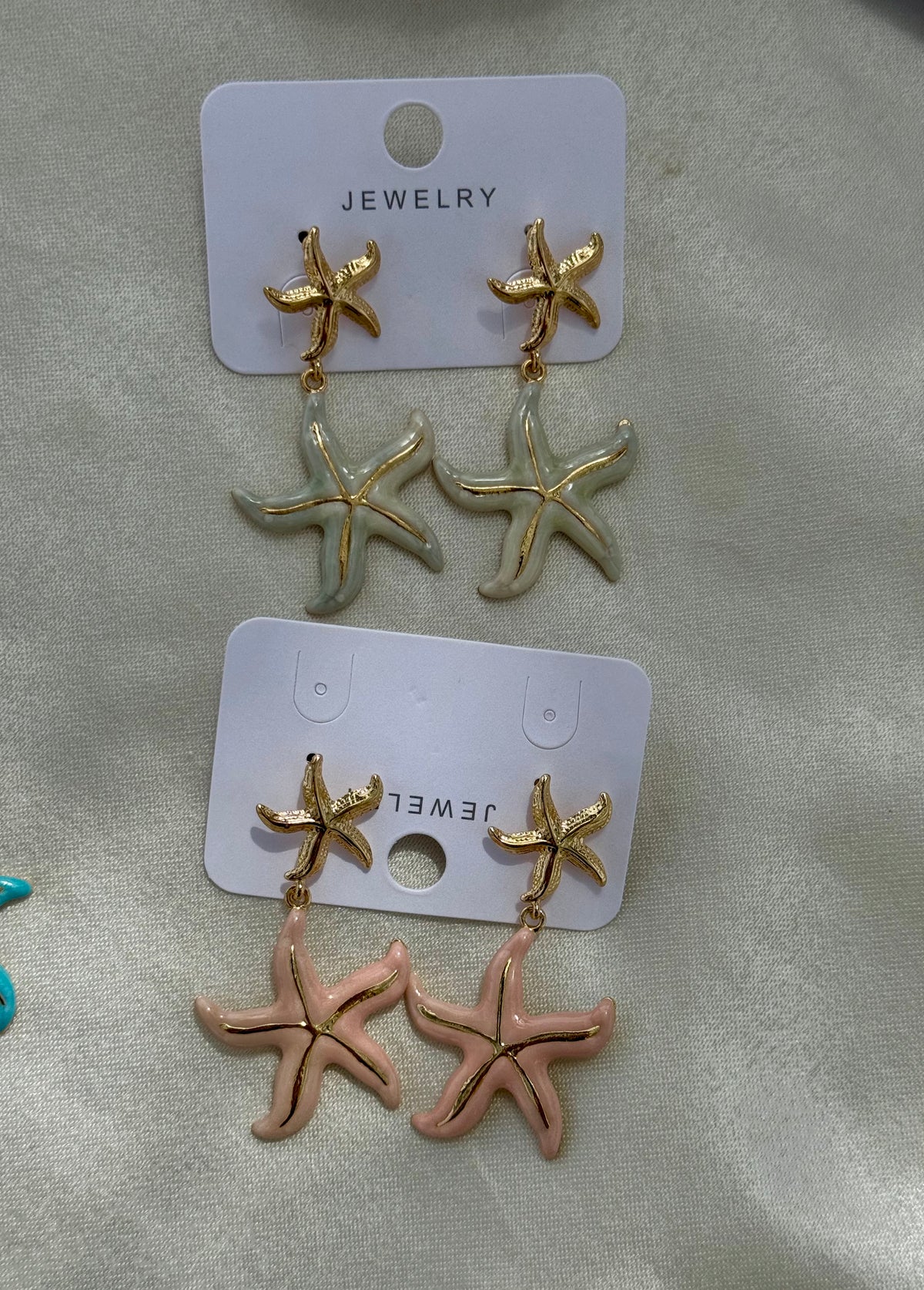 Sea Star Drop Earrings