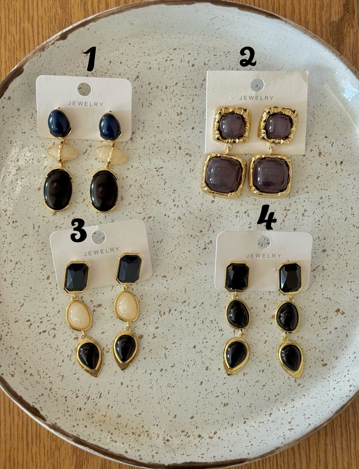 Midnight Gem Earrings