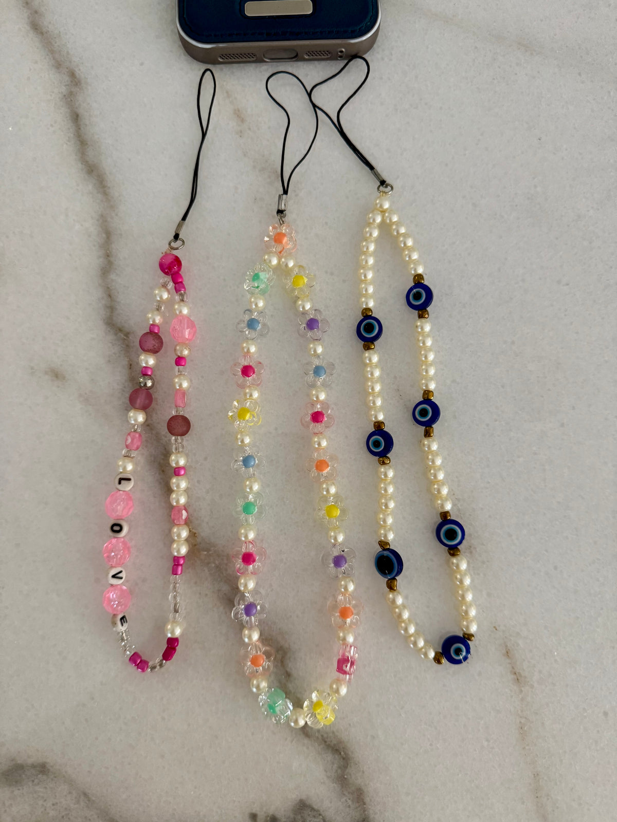 Beaded Charm Mobile Cord