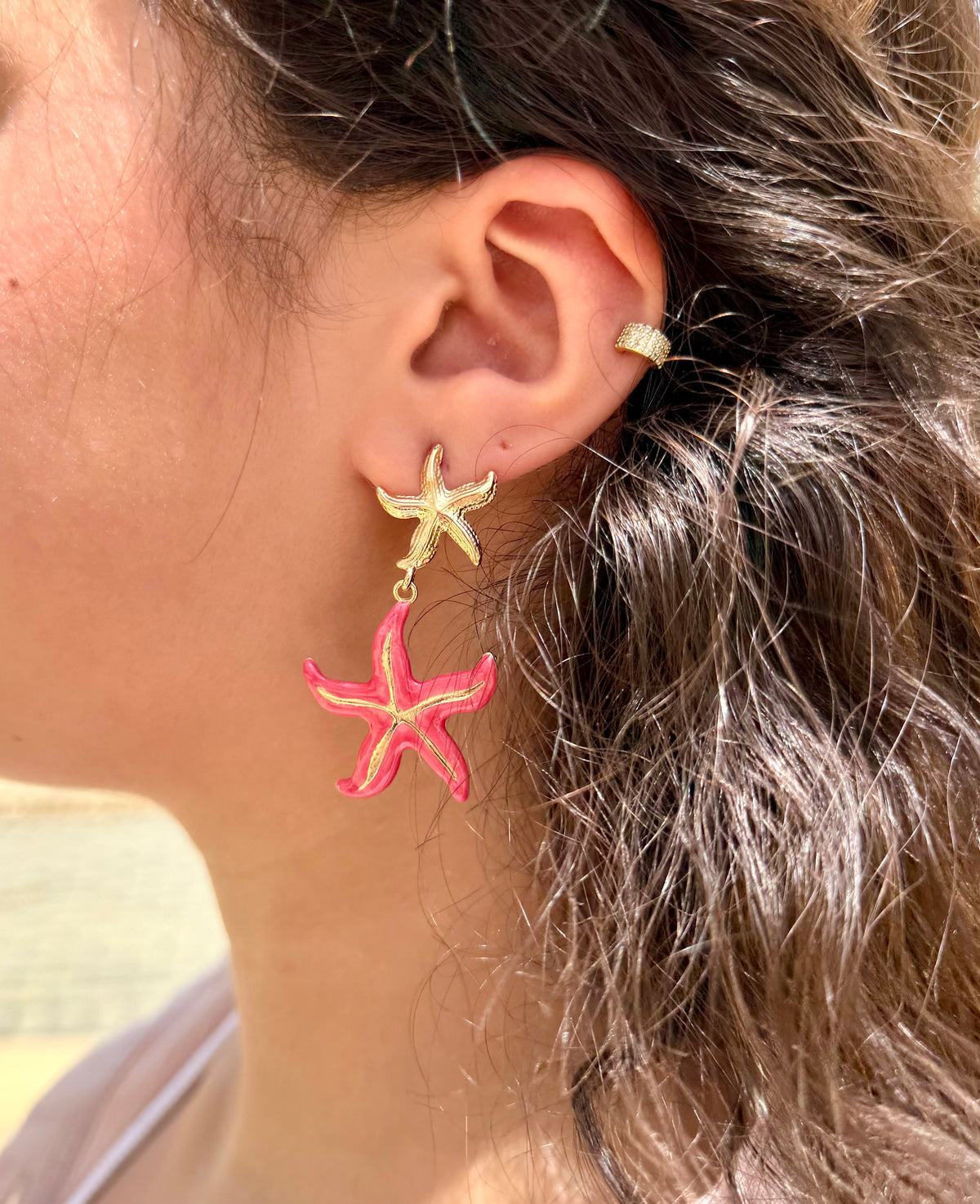 Sea Star Drop Earrings