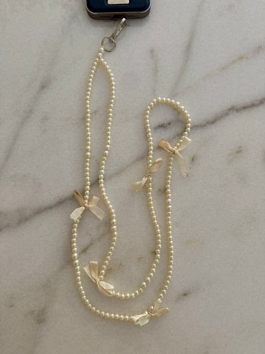 Pearl Bows Mobile Cord