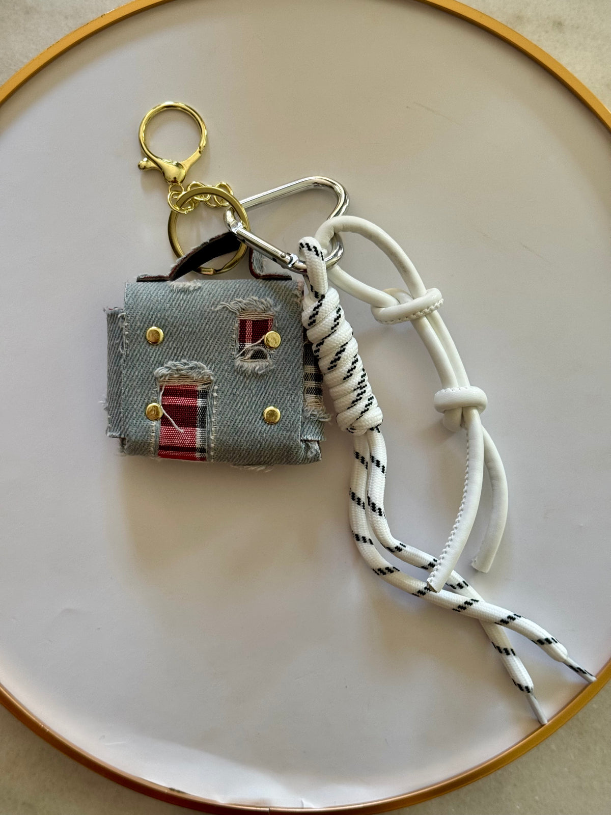 Denim Pocket Bag Chai
