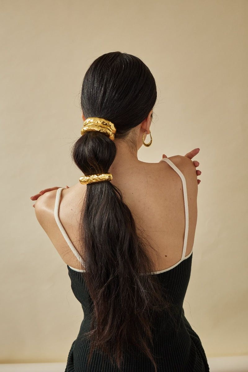 Gold Scrunchie-8