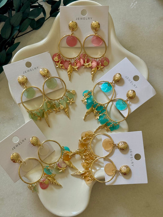 94 colored earrings