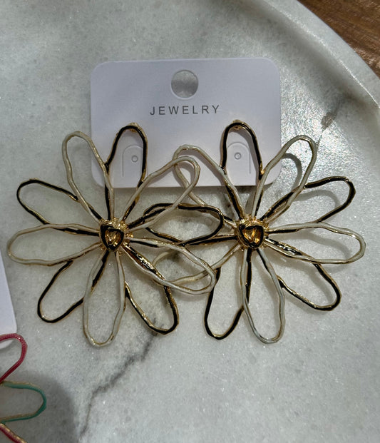 Ivory Bloom Earrings