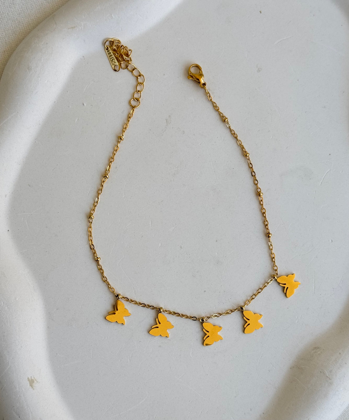 Butterfly Charm Anklet