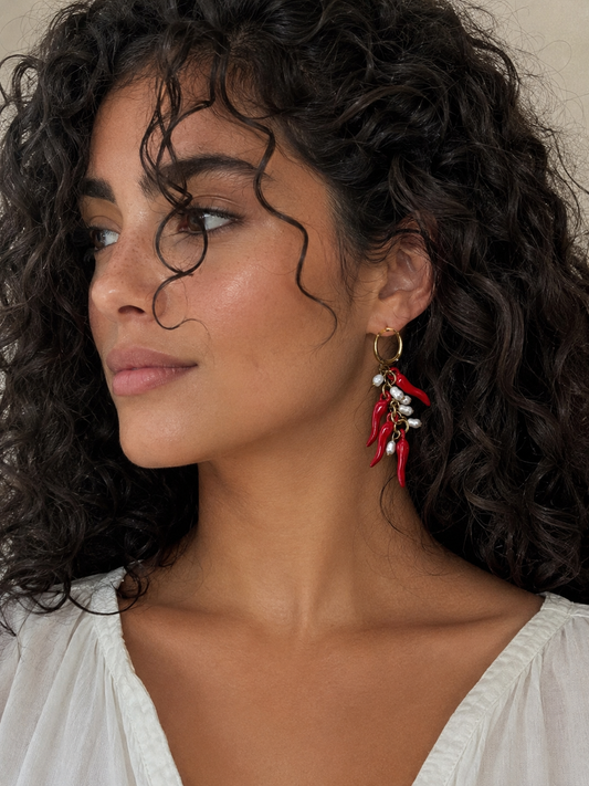Colored earrings 41