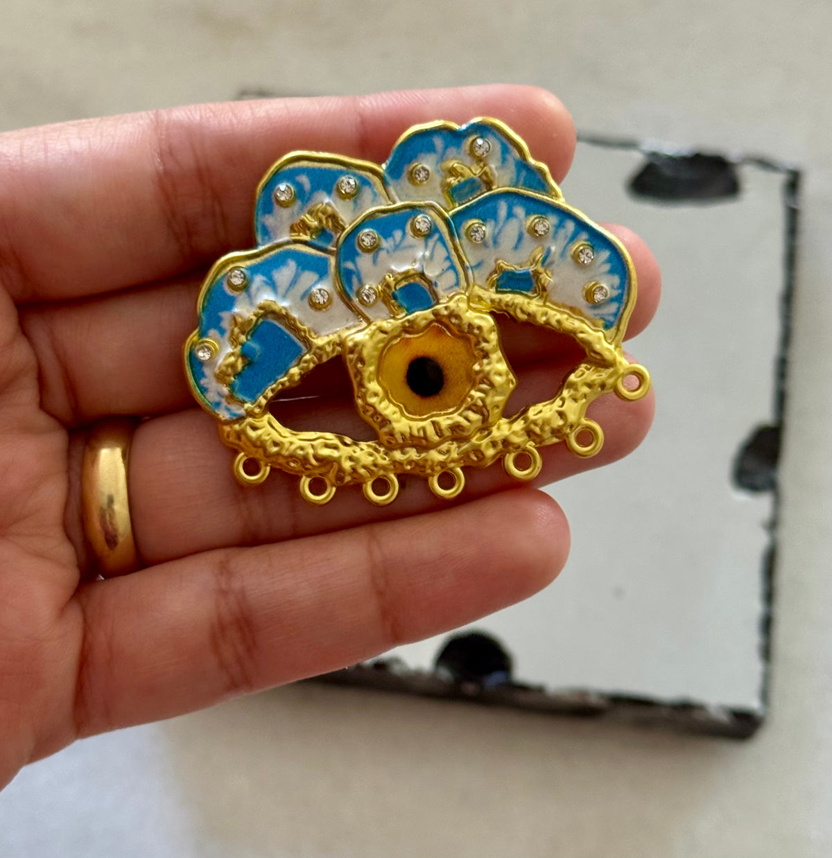 Azure Eye Brooch