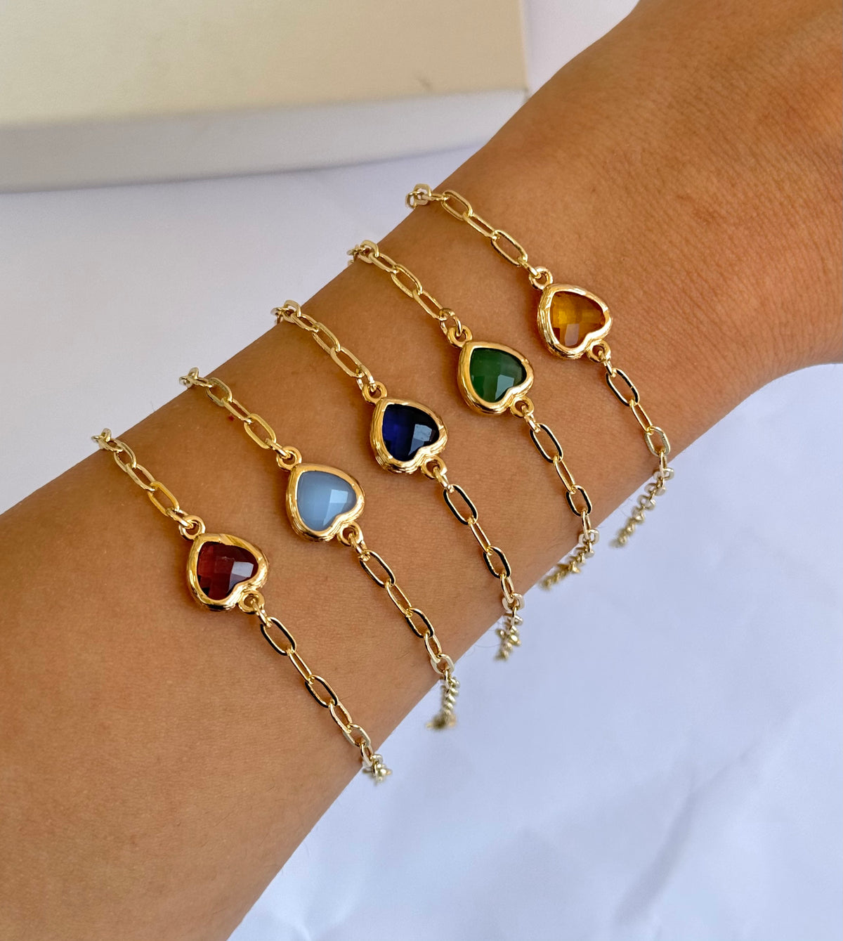 Crystal Heart Bracelet