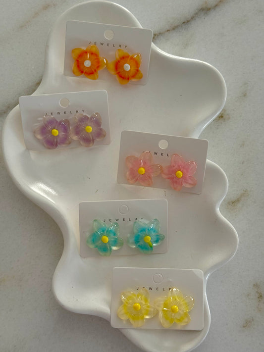 Colored earrings 31