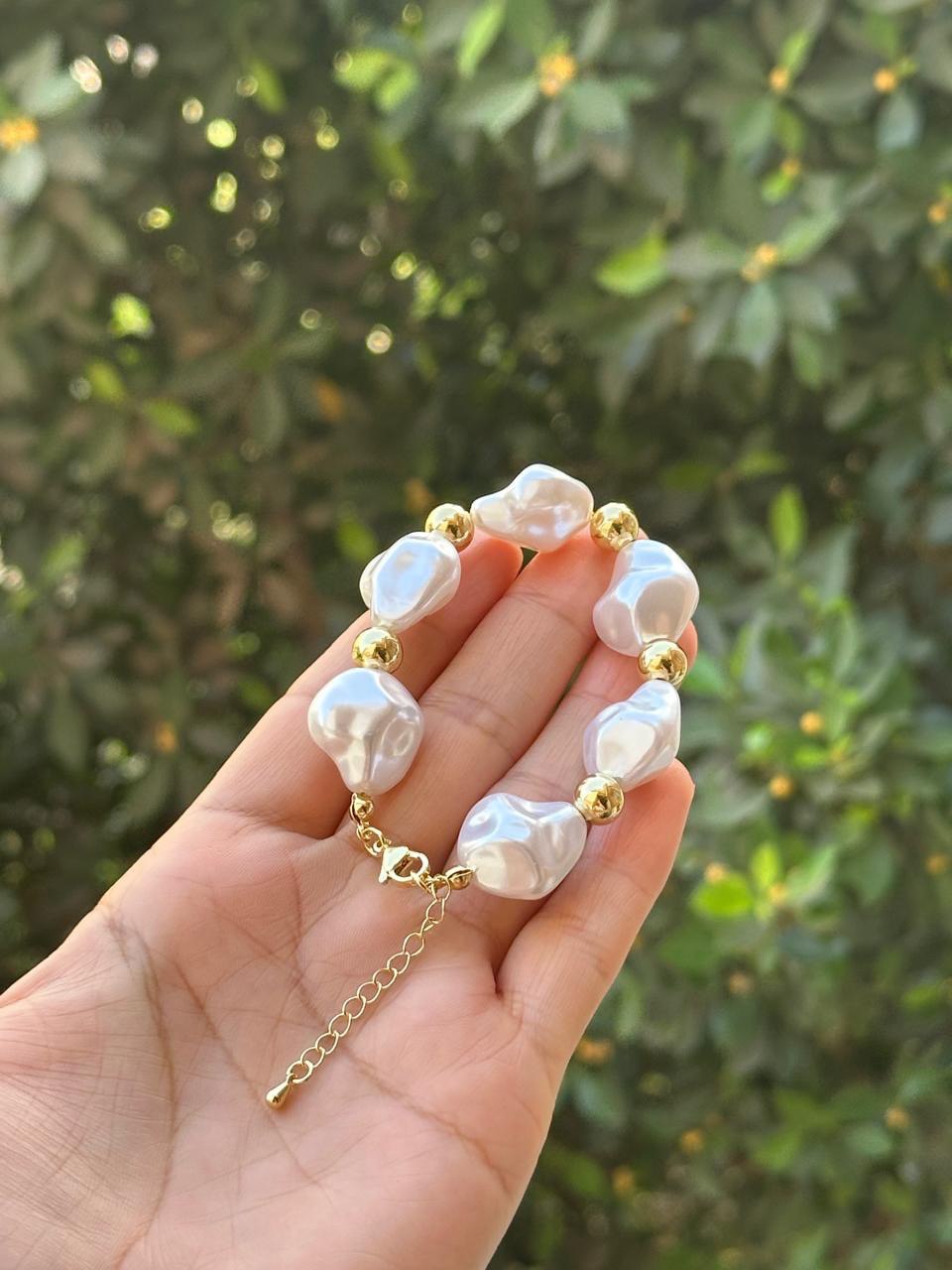Pearl Heart Bracelet