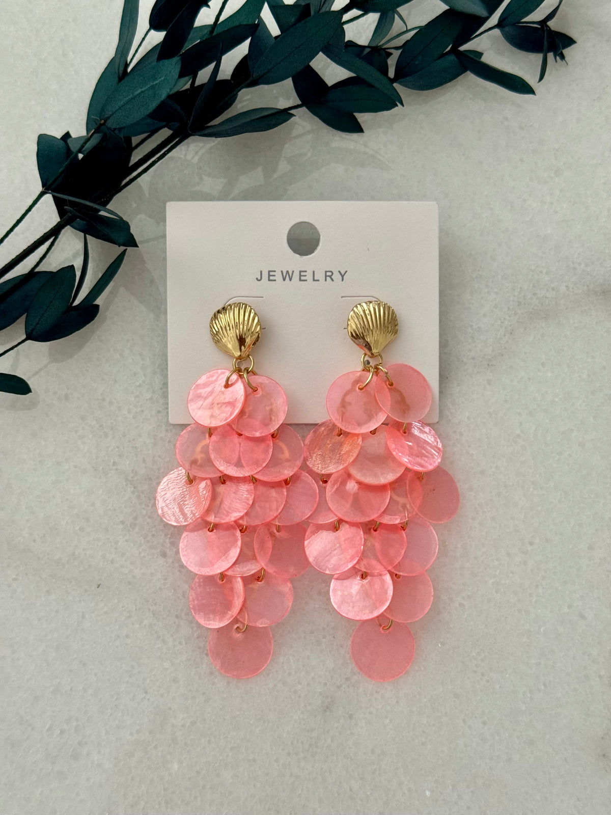 Cascade Shell Earrings