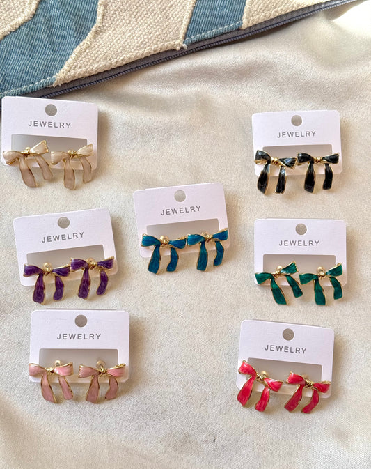 Colored earrings 90
