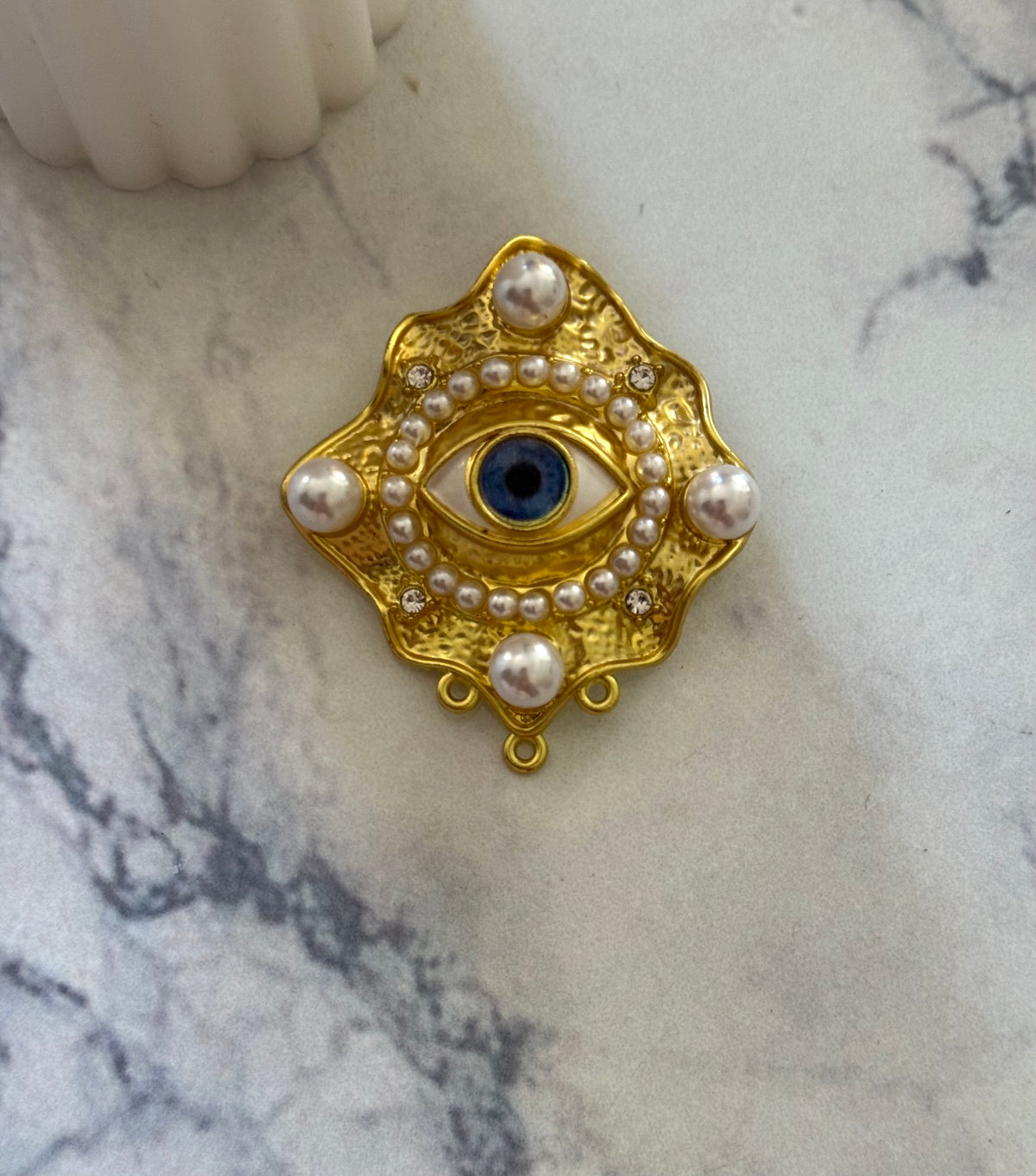 Pearl Eye Brooch