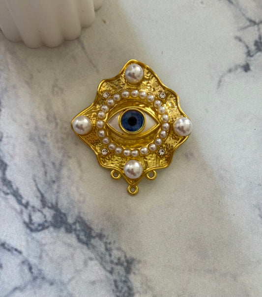 Pearl Eye Brooch