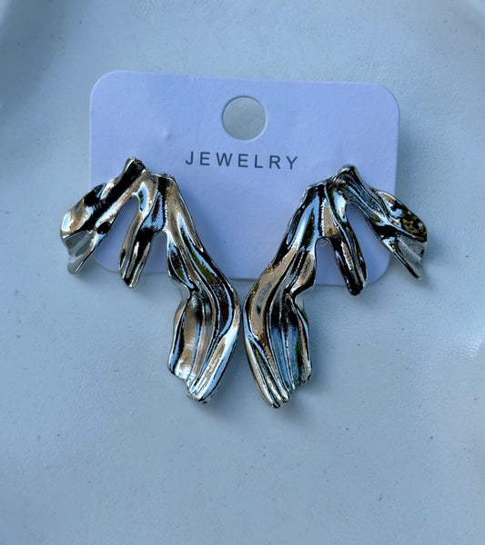 Flowing Petal Earrings