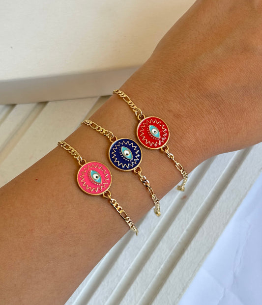 Color Pop Evil Eye Bracelet