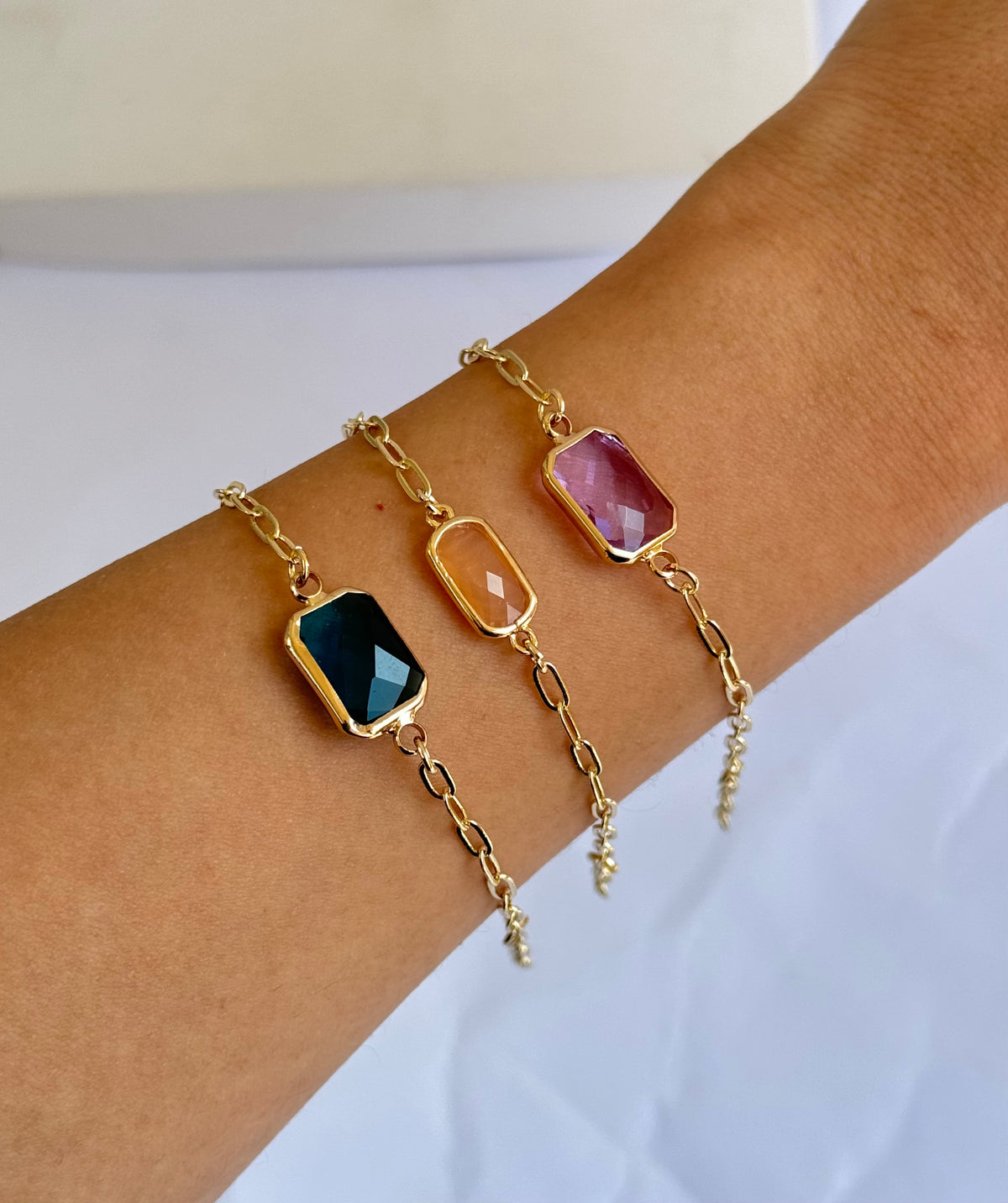 Gemstone Glow Bracelet
